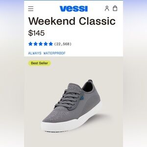 NEW Vessi’s Waterproof Weekender Sneakers